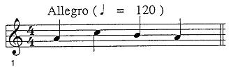 Metronome example 1